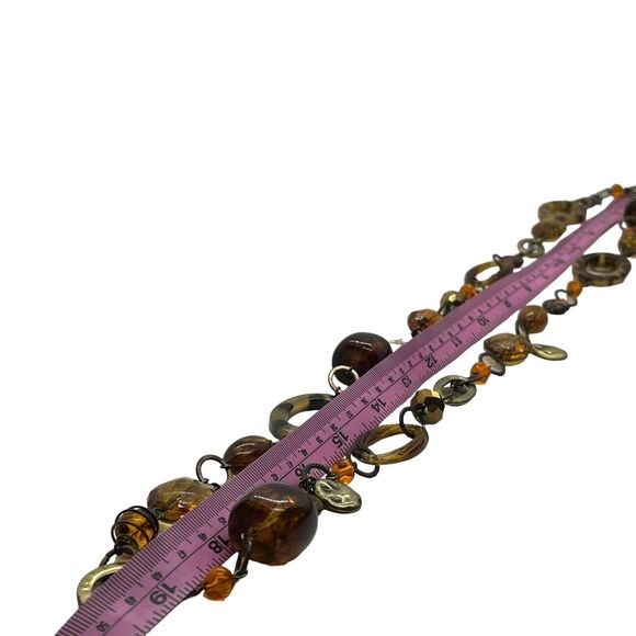 Premier Designs Honey Necklace 20363 Chunky Statement Bohemian Hippy Style - Picture 7 of 15